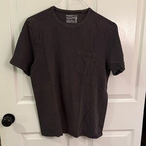 Faherty Men's Charcoal Short Sleeve Tee